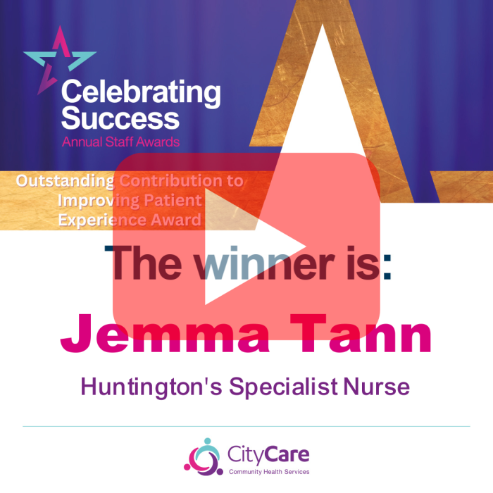 Outstanding Contribution to Improving Patient Experience Award Winner - Jemma Tann.png